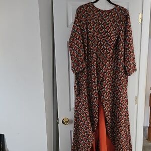 Sassy Jones Vibrant Long Sleeve Dress